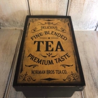 Box na čaj - žlutý