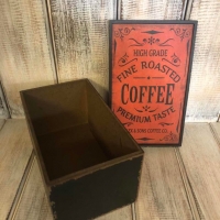 Box na kávu- červený