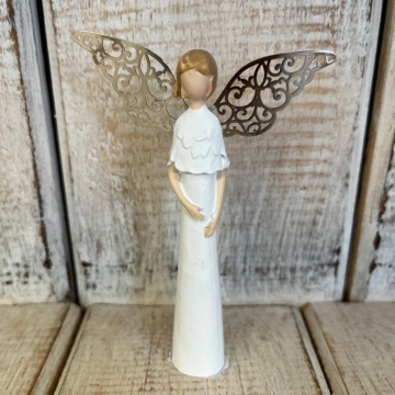 Anděl s kovovými křídly-malý