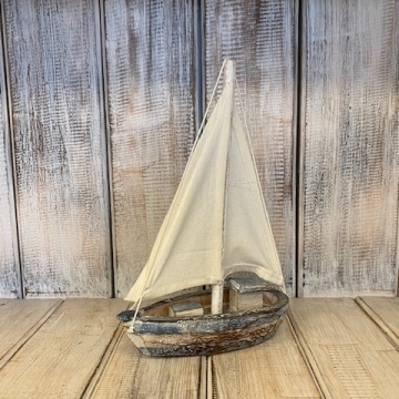 Dřevěná plachetnice - malá