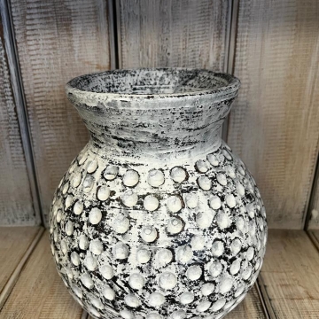 Keramická váza baňatá