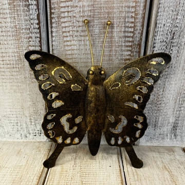 Kovový motýlek k zavěšení-malý