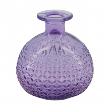 Váza recyklované sklo-fialová